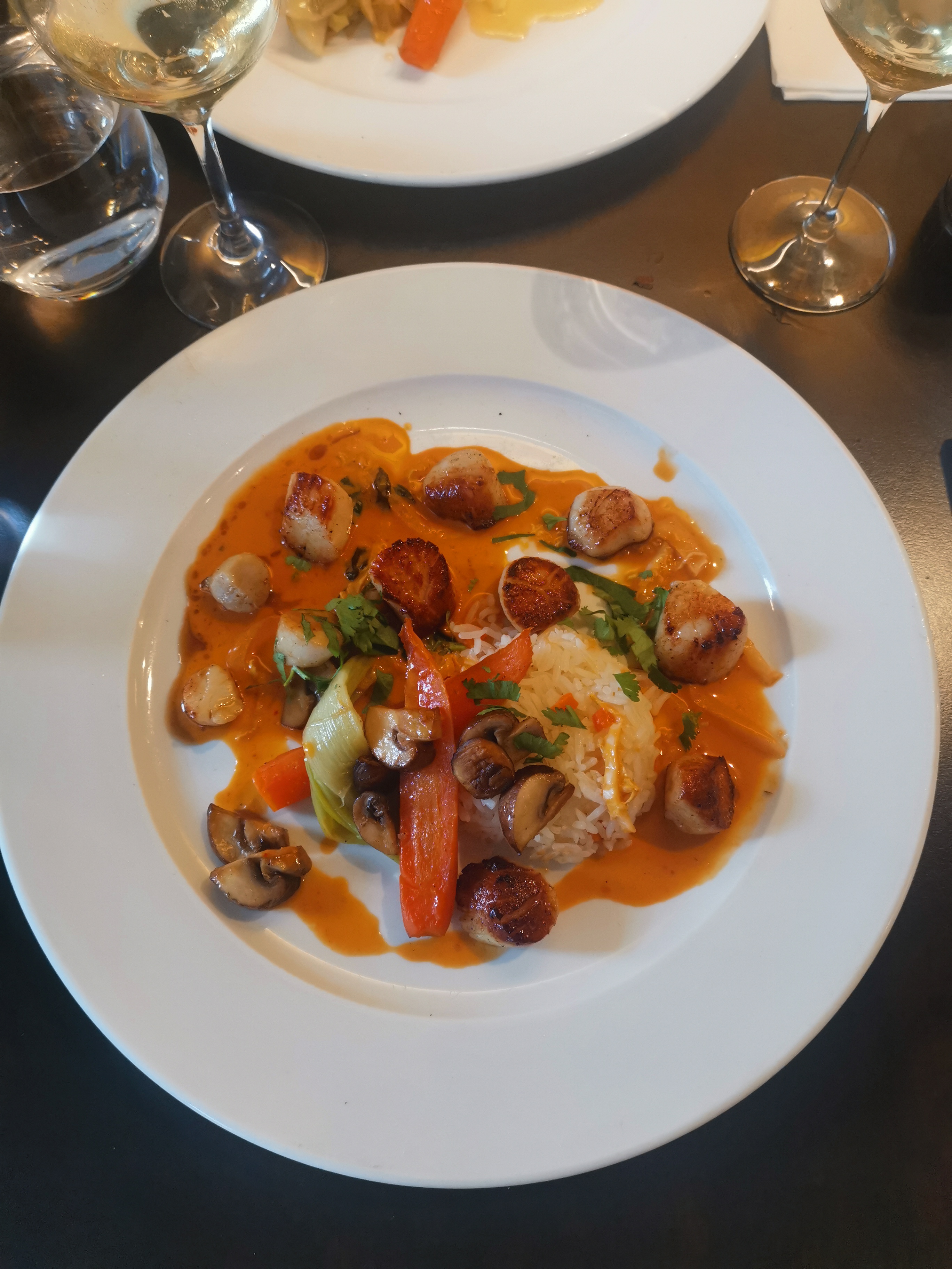 Noix de Saint-Jacques sautées à la plancha