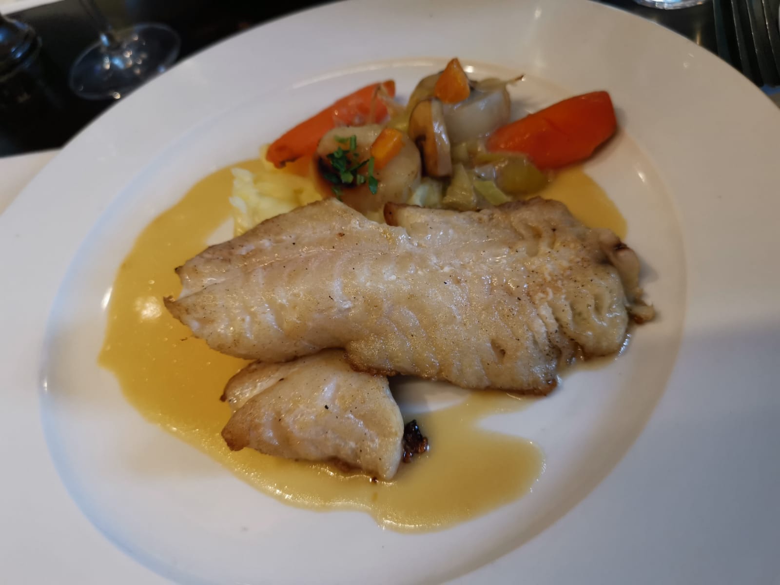 Filet de rascasse (plat du jour)
